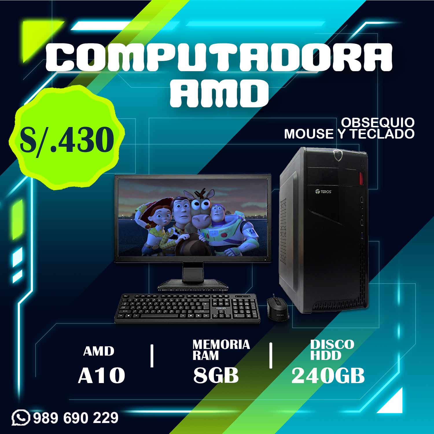 OFERTA DE COMPUTADORAS AMD 